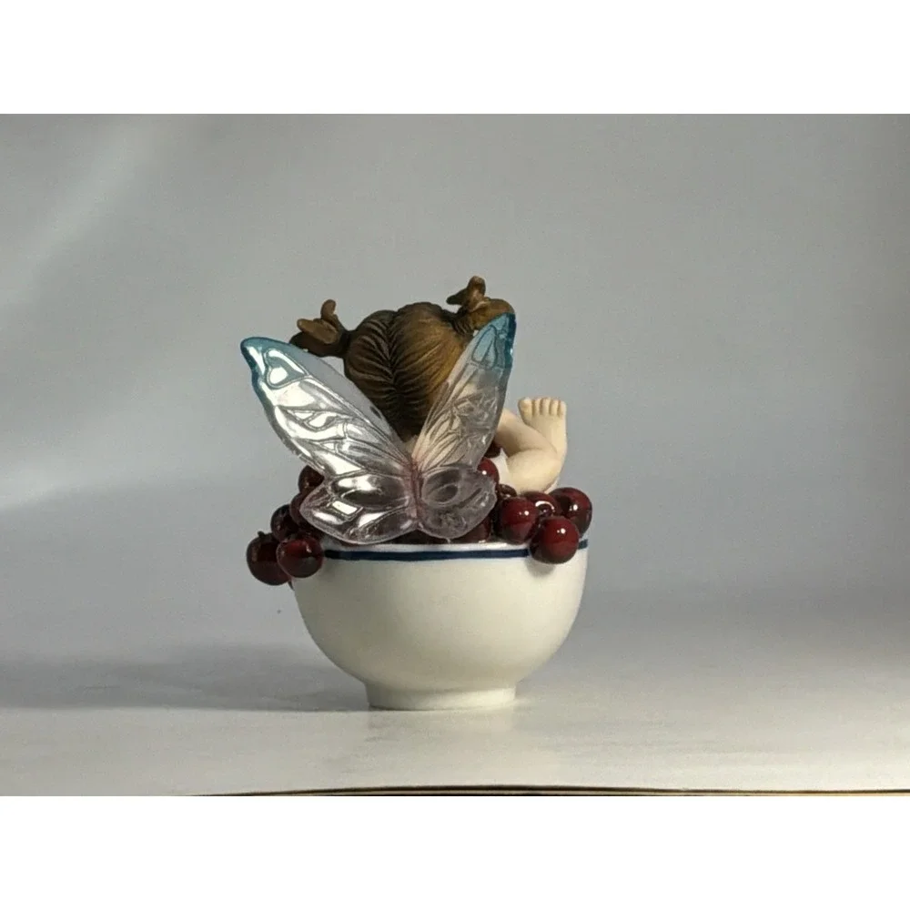 Little Cherry Faerie Kitchen Faerie Small CHIP ON WING